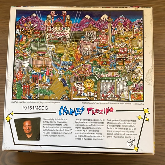 300 piece puzzle-Welcome to Las Vegas! By Charles Fazzino - Picture 2 of 4